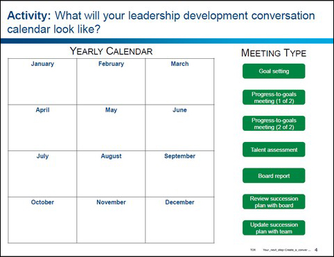 Create A Conversation Calendar Bridgespan Click The Image Below To Point Template