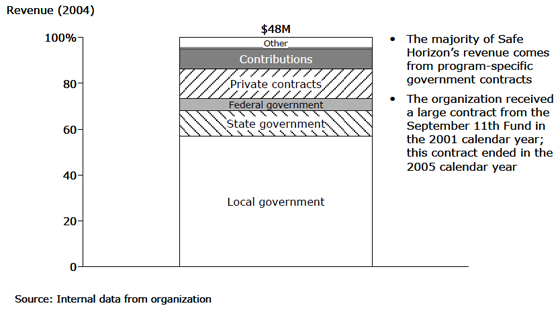 Safe Horizon: Revenue - 2004 Safe Horizon: Revenue - 2004