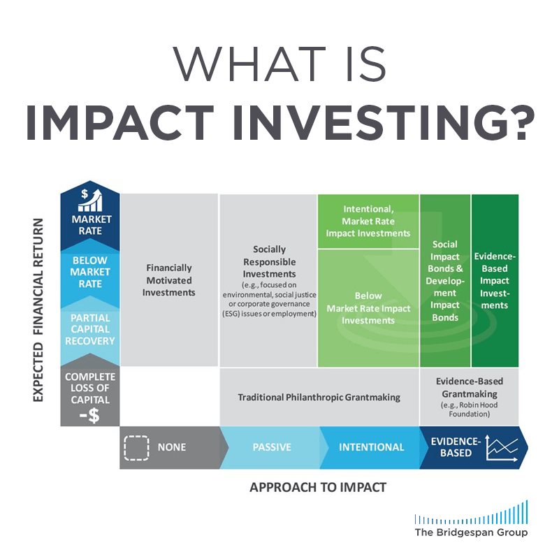 social impact investing categories