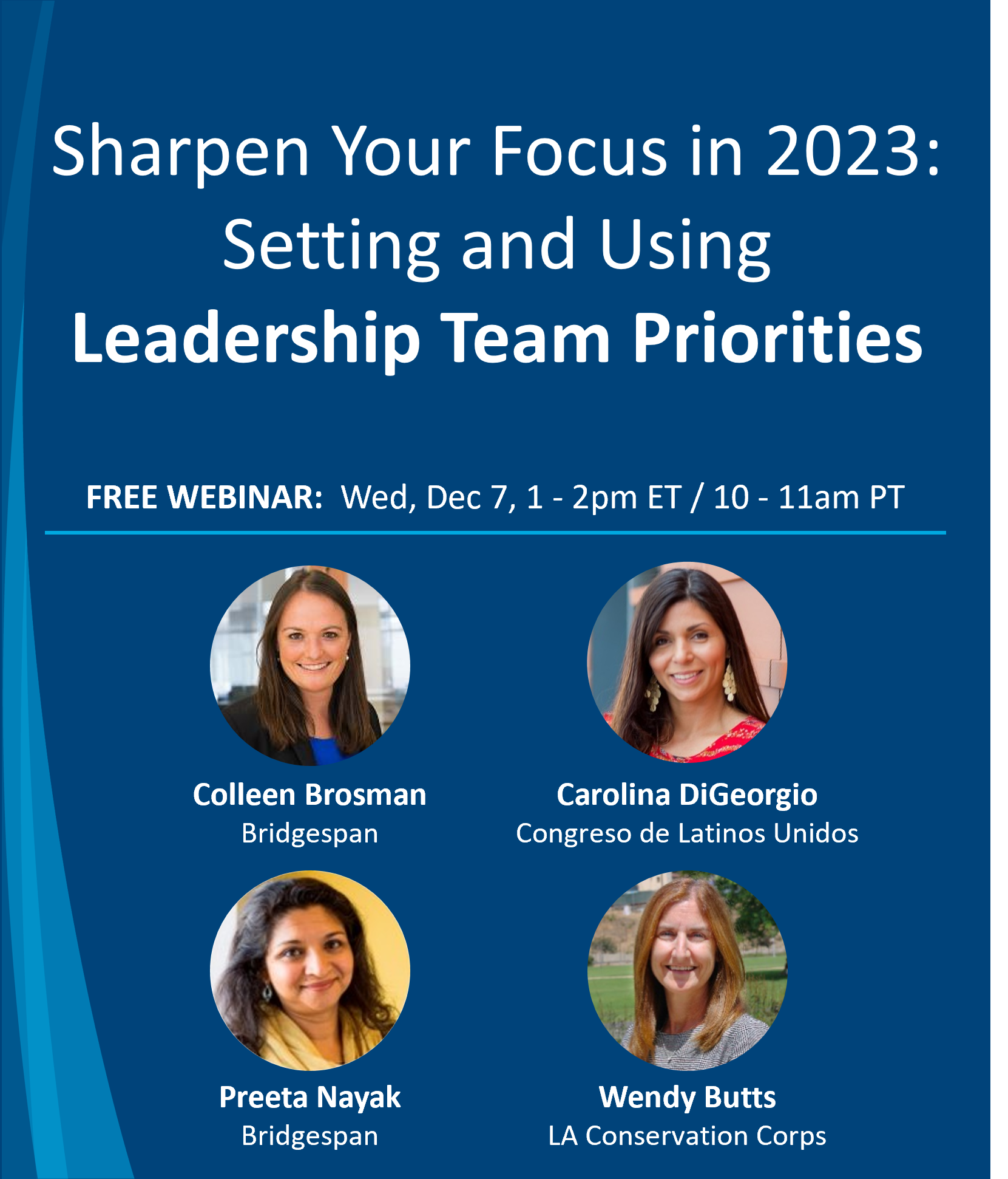 Sharpen Your Focus in 2023: Setting and Using Leadership Team Priorities Image