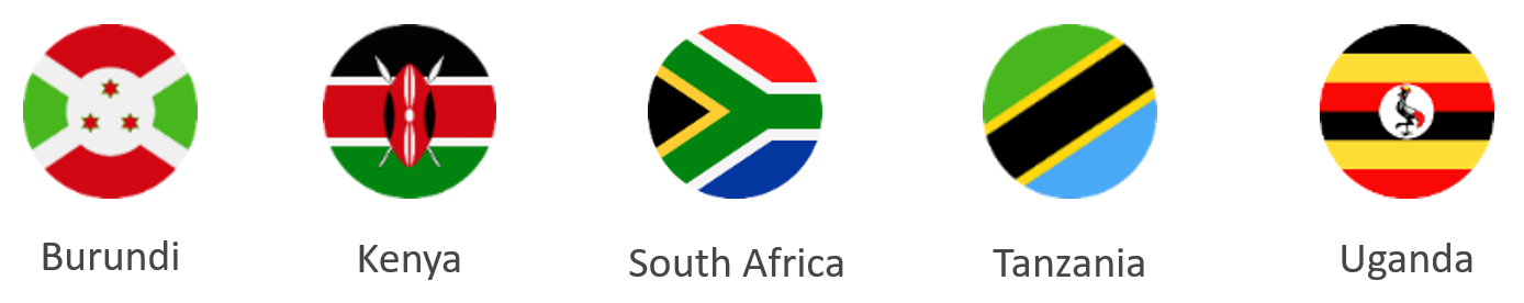 countries where we have worked burundi kenya south africa tanzania uganda