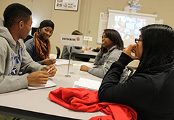 Metro Nashville high school students participate in a social and emotional development program.