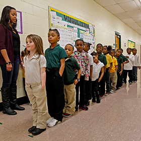 TFA Alummi and students in Memphis