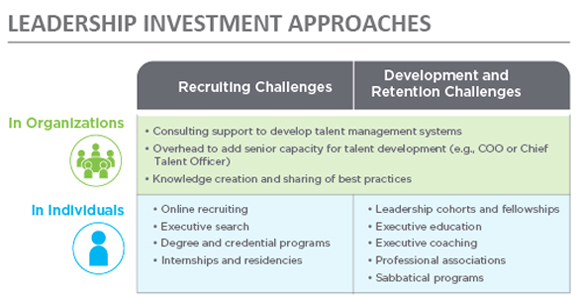 Chart: Leadership Investment Approaches