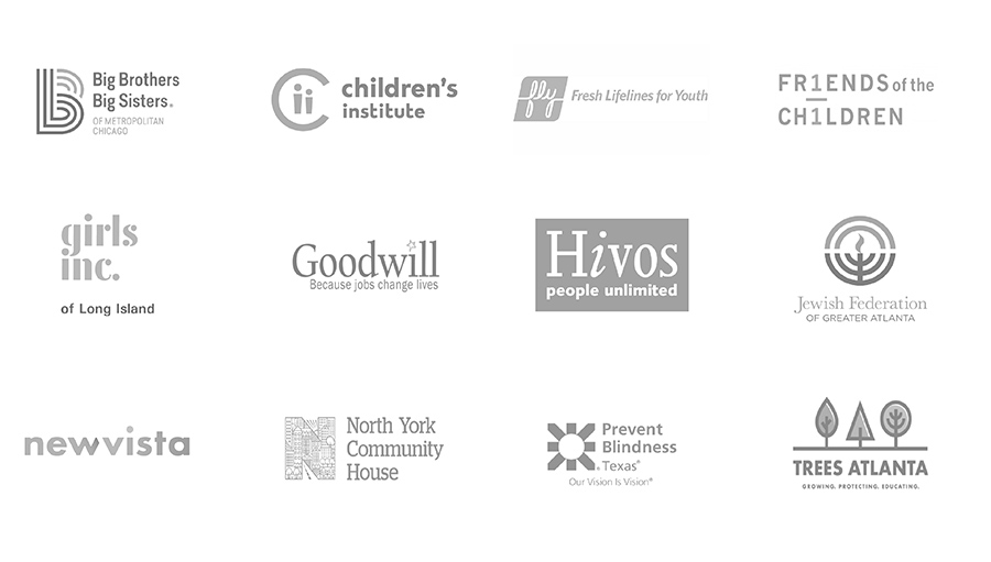 Leadership Development nonprofit logo set