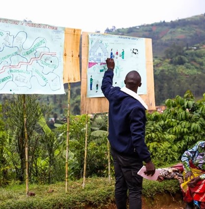 community development agenda in Rwanda community meeting