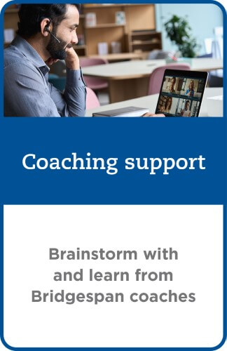 Coaching support - Brainstorm with Bridgespan coaches