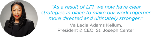 Va Lecia Adams Kellum quote about LFI strategies